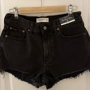 Abercrombie & Fitch Black Jean Shorts